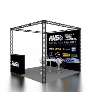 10x10 tùy chỉnh xách tay nhôm công cụ miễn phí Dễ dàng thiết lập giàn hiển thị triển lãm thương mại gian hàng triển lãm - Product Image 3