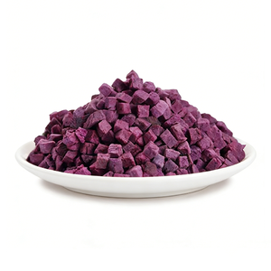 Batata Morada Liofilizada en Cubos de 5mm a Granel |   Yam Morado Deshidratado Crujiente para Cereales, Snacks y Adorno para Smoothies - Product Image 3