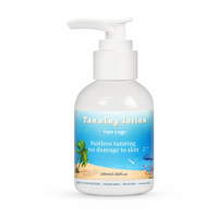 Lotion bronzante végane à formule personnalisée avec vitamine C et tisane pour hydrater et éclaircir la peau, soin corporel, marque privée