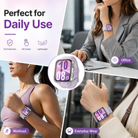 Étui de protection d'écran tactile HD anti-rayures et antichoc en TPU électroplaqué Skerwal pour Fit4 Fit4 Pro