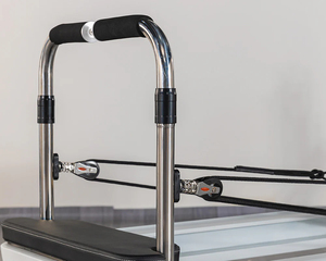 Professional Pilates <strong>Reformer</strong> Rope Auto Retracted <strong>System</strong> White Aluminum Pilates <strong>Reformer</strong> - Product Image 5