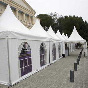 Tente de réception extérieure en PVC blanc, auvent pour mariage, fête, pagode - Product Image 6