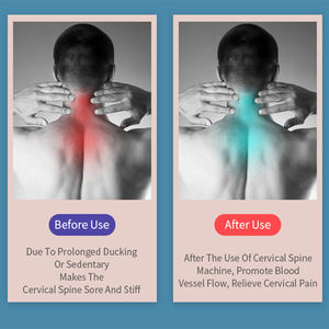 Masseur cervical électrique multifonctionnel chauffant rechargeable par USB, nouveau design pour usage domestique, employés de bureau, beauté personnelle - Product Image 6