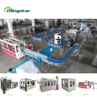 Mingstar 3000 BPH Machine de remplissage automatique d'eau pure minérale en bouteille, équipement d'embouteillage, prix au Ghana
