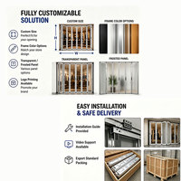 Porte coulissante transparente en polycarbonate, volet roulant manuel, sécurité commerciale, porte en cristal pour boutique ou centre commercial
