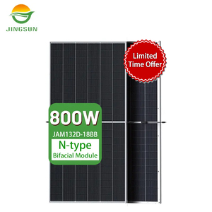 Jingsun 18bb hjt bifacial mô-đun năng lượng mặt trời 770W 780W 790W 800W N loại monocrysatlline bảng điều khiển năng lượng mặt trời cho toàn bộ ngôi nhà - Product Image 1