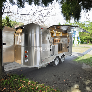 Camion de cuisine mobile carré pour la vente de hot-dogs, glaces et frites – Remorque de concession pour affaires de restauration rapide - Product Image 4