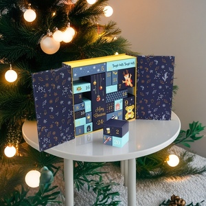 Kağıt kutuları ambalaj baskı lüks kör gizem kutusu noel hediye için Advent takvim kutusu - Product Image 3