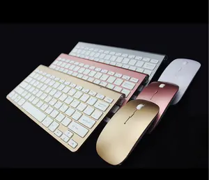 Bestseller Farbige super schlanke kabellose Tastatur drahtlose Mini-Tastatur für Smart-TV, drahtlose Kombination