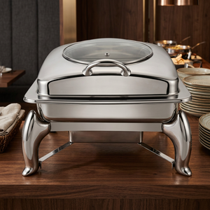 Stainless Steel <b>Casserole</b> <b>Dish</b> <b>Lid</b> Insulated Food Warmer <b>Ceramic</b> Non-Stick Coating Luxury Design 24cm Diameter All Stove Types - Product Image 3