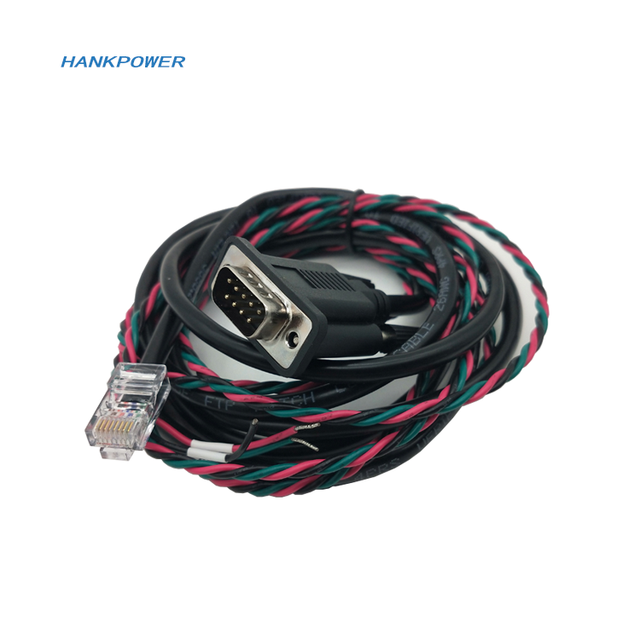 OEM Factory RS232 DB9 to RJ45 8P8C Console Cable RS232 Serial Console 9pin D Sub Extension Connector Cable