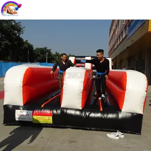 Commercial Indoor Sport Games Inflatable Bungee Jumping Bungee Run For Sale