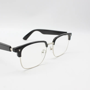 Lunettes AI à la mode pour Audio musique appel caméra contrôle lentille solide PC cadre diamant visage forme utilisation quotidienne voyage USB - Product Image 1