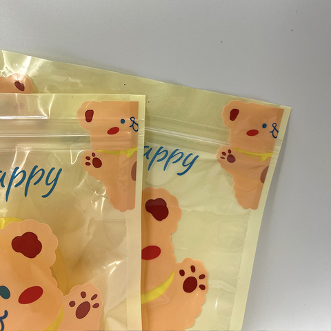 Custom Bone Strip Package Bag Food Grade Cookies Print Plastic Bag Sealed Packaging Bags