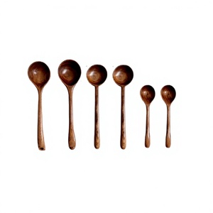 Ensemble de 6 cuillères de tailles différentes, qualité supérieure, formes personnalisées, ensemble de couverts pour la cuisine - Product Image 1