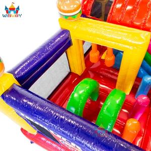 WINWAYTOYS Combo de Juego Inflable de PVC de Grado Comercial con Diseño de Burger King, Fácil de Instalar, Diversión y Comida Combinadas - Product Image 6