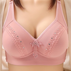 Bella schiena comoda reggiseno grande grande <span class=keywords><strong>taglia</strong></span> sottile Push-Up ausiliario per la regolazione del <span class=keywords><strong>seno</strong></span> tinta unita - Product Image 3
