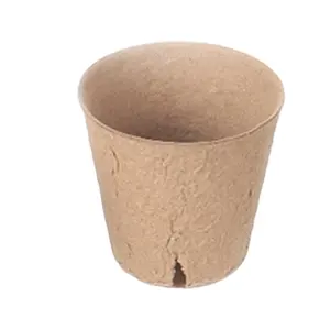 Tasse de semis en pulpe biodégradable pot de fleurs tasse nutritionnelle bol d'élevage pot de fleurs