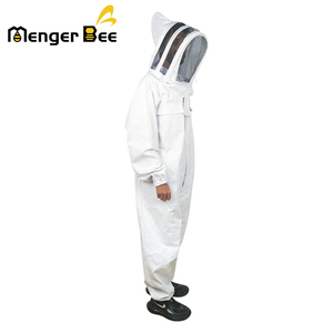 ชุดผ้าคลุมผู้เลี้ยงผึ้งคุณภาพสูง ผ้าฝ้าย ป้องกันไฟ พร้อมฮู้ด กันน้ำ ผ้าคลุมหน้า ข้อมือ/เอวแบบยืดหยุ่น - Product Image 2