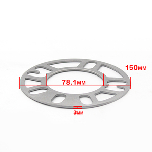OEM ODM 3-10mm PCD 4x100 4x4x108 114,3 5x100 5x112 5x114,3 5x120 CB 78,1mm espaciadores de rueda adaptadores para brida espaciadora de rueda - Product Image 4