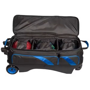 Sac de bowling professionnel Brunswick à roulettes avec compartiment porte-balles pour le bowling en plein air - Product Image 4