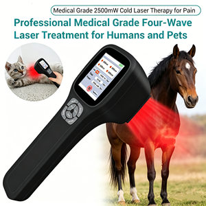 Appareil de thérapie par laser vétérinaire professionnel de classe 4 à quatre ondes pour un traitement efficace de la colonne vertébrale équine et le soulagement de la douleur sciatique - Product Image 1