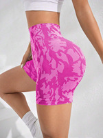 Neue High-Waist Spandex/Nylon Yoga-Shorts für Damen, atmungsaktiv, eng anliegend, figurformend, Po-Lifting-Effekt, für Laufen, Training und Fitness