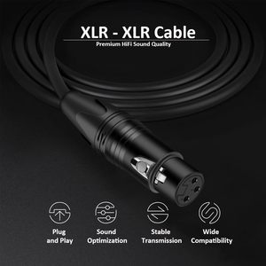 Dajiang OEM Tùy Chỉnh Microphone Cân Bằng Âm Thanh Vá Dây Thấp Z 3 Pin Xlr Jack Cable Đối Với Powered Loa <span class=keywords><strong>DMX</strong></span> LED Effector - Product Image 3