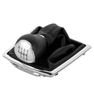 ฝาครอบหัวเกียร์ฟอร์ด โฟกัส หนังแท้ 5 6 สปีด อุปกรณ์เสริมหัวเกียร์ตามหลักสรีรศาสตร์ - Product Image 5