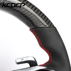 <span class=keywords><strong>Volant</strong></span> en fibre de carbone compatible avec Mercedes Benz AMG GT W205 W204 C63 G63 W213 W223 W206 G500 A45 GLA45 E63 G65 C190 X190 X290 - Product Image 6