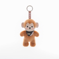 Pendentifs en peluche en gros : Singe, Éléphant, Chiot, Cerf et Panda – 14 cm, rembourrés en coton PP