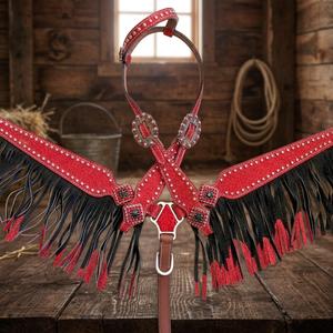 Custom Lightweight Genuine Leather Western Saddle Equestrian Tack Set Portable Breastcollar Headstall Customized Color Durable - Product Image 3
