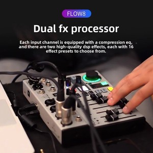 BEHRINGER/Behringer FLOW8 Mezclador de Tarjeta de Sonido Digital Profesional para Transmisión <span class=keywords><strong>en</strong></span> <span class=keywords><strong>Vivo</strong></span> y Grabación con Efectos - Product Image 3