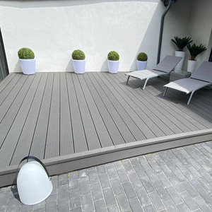 Los mejores precios Tablero de cubierta compuesto WPC Cubierta sintética compuesta a prueba de agua - Product Image 3