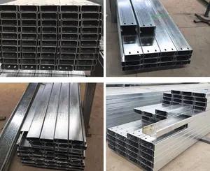 Building Material Structural Galvanized C Channel Steel C Purlin Prices For Sale