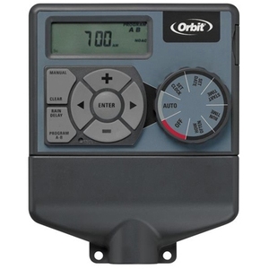 Temporizador programable electrónico Orbit de 6 zonas para sistemas de riego de jardín - Product Image 1