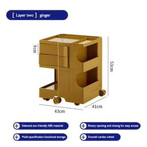 Chariot créatif table de chevet nordique <span class=keywords><strong>Internet</strong></span> célébrité armoire de rangement ménage salon ins armoire amovible snack casier - Product Image 3
