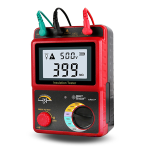 เครื่องวัดความต้านทานฉนวนสมาร์ท AR907+ ความทนทานสูง 1000V/1kV สำหรับทดสอบฉนวนของผลิตภัณฑ์ M E e R - Product Image 5