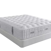 Matelas à ressorts moderne Queen Size, fermeté douce et durable, épaisseur 20 cm, conception compressée sous vide et enroulable pour usage domestique et hôtelier