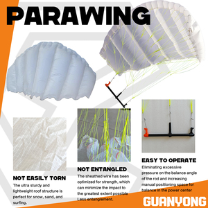 Nuevo Parawing Foil Kite Ligero de 4.5M, Ala para Navegación a la Deriva, Fácil Control, Diseño Compacto para Surf con Hydrofoil y Uso en Viajes - Product Image 3