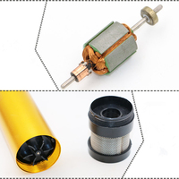 Mini pompe Submersible électrique Portable booster unique 12L/min pompe de transfert de carburant en métal huile Diesel coque en alliage d'aluminium DC12V