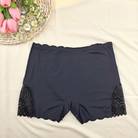Culottes sans couture à bord festonné, style boxer, en dentelle latérale, douces et extensibles, idéales pour robes moulantes et tenues de yoga – Prix direct usine OEM