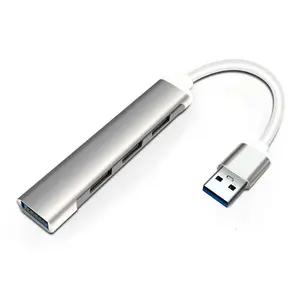 USB C HUB USB 3.0 HUB tipi C 4 Port çok Splitter4 in 1 Port masaüstü Hub Splitter yüksek hızlı PC Usb3.0 4 Port