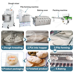 Doppia pressa per Tortilla commerciale e linea di produzione automatica del Lavash della macchina del creatore di Roti del forno - Product Image 5