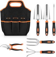 Ensemble d'outils à main de jardin ergonomiques robustes