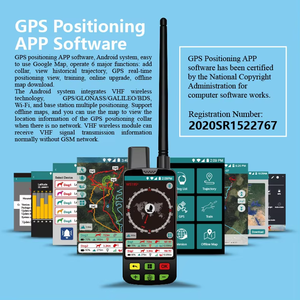 犬用Eseek GPSトラッカー: 15KM <span class=keywords><strong>VHF</strong></span> + 4Gデュアルネットワーク & 20犬リアルタイム姿勢/速度モニタリングシステム - Product Image 5