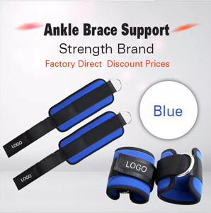 Correas <span class=keywords><strong>de</strong></span> <span class=keywords><strong>Tobillo</strong></span> Ajustables <span class=keywords><strong>de</strong></span> Neopreno y Nailon para Levantamiento <span class=keywords><strong>de</strong></span> Pesas, Protección Deportiva para Gimnasio y Entrenamiento - Product Image 6