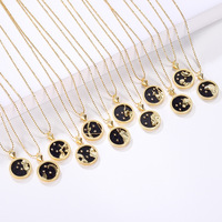 Collier pendentif tendance pour femmes 2022 en argent sterling plaqué or, horoscope, astrologie, 12 signes du zodiaque, chaîne à maillons, fête