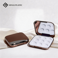 ML PACK Hersteller Augen-Make-up-Produkte Individuelles Logo Make-up 9-Farben Leere Lidschatten-Palette 9-Farben Lidschatten-Palette