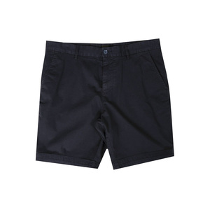 Shorts Chino Classiques pour Hommes en Toile, Coupe Droite, Longueur Mi-Cuisse, Décontractés pour Tous les Jours, Couleur Unie, Bas de Tenue d'Été Infroissable - Product Image 1